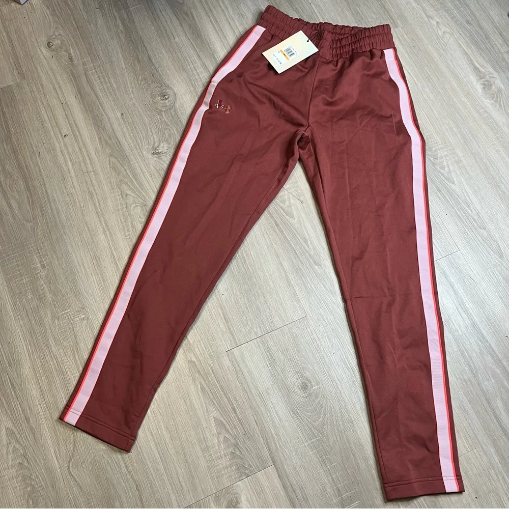 NWT Men’s Under Armour Athlete Recovery Maroon Joggers/ Sweatpants Sz‎ Small